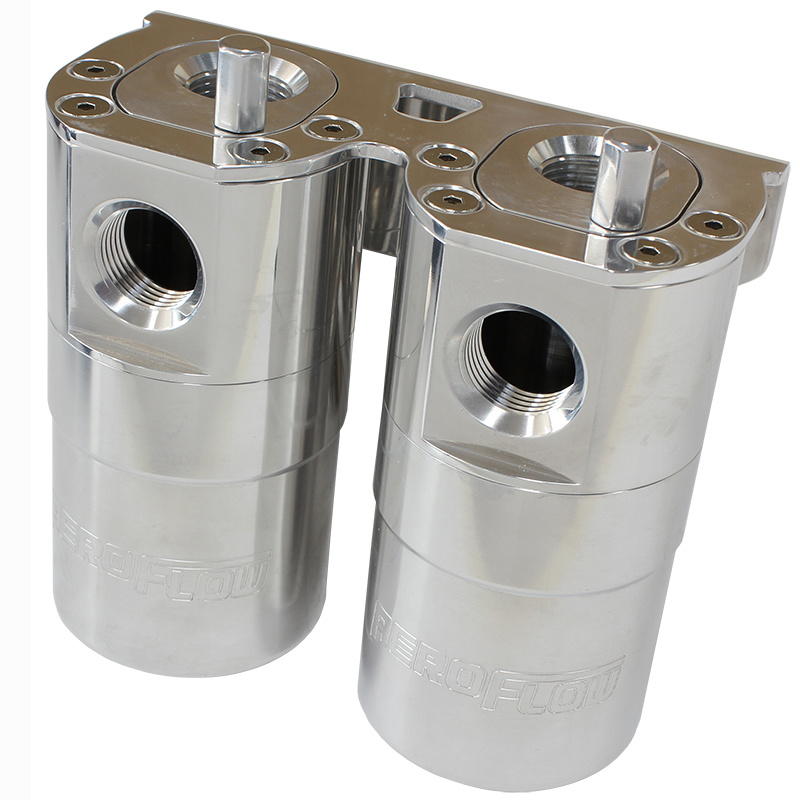 CNC Customized Machining Billet Stainless Steel Universal Air Oil Separator Catch Can 1
