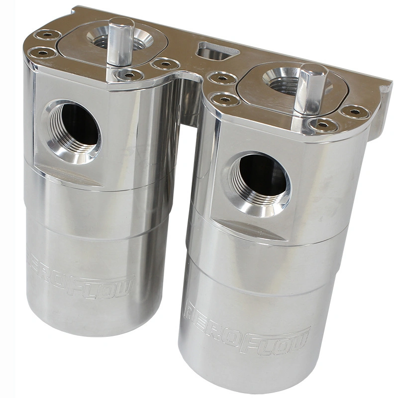 CNC Customized Machining Billet Stainless Steel Universal Air Oil Separator Catch Can 1