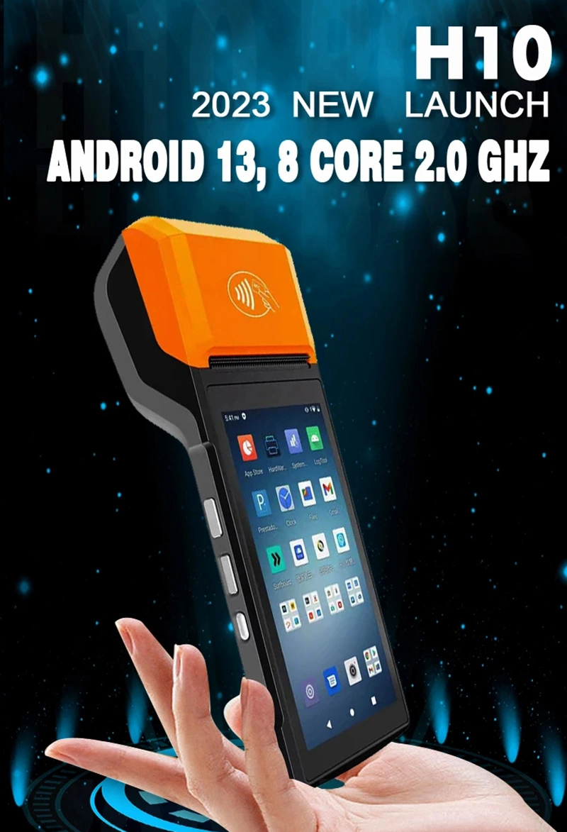 Kunxilin Electronic CO. Sunmi V2 Pro 4G Android Handheld POS Terminal With Printer WiFi NFC Mobile POS Devices Thermal Ticket Portable Printer (4G+NFC