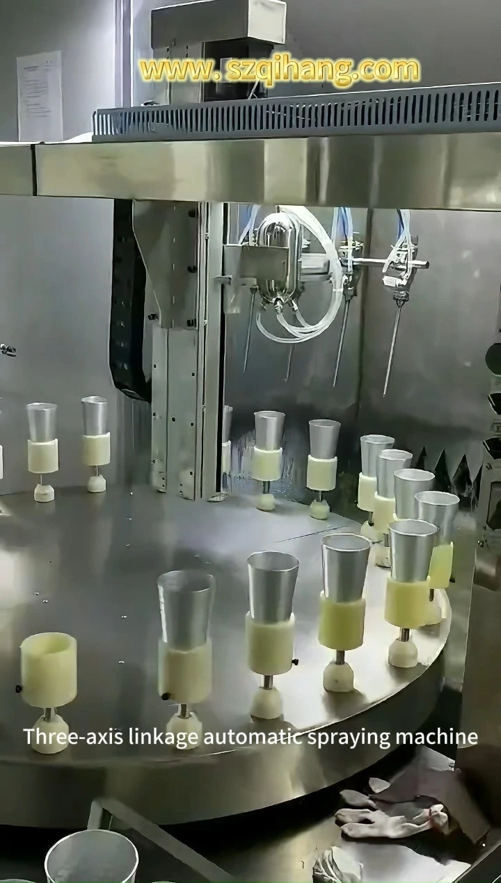 Stainless Steel Cup Enamel Automatic Spraying Machine 1
