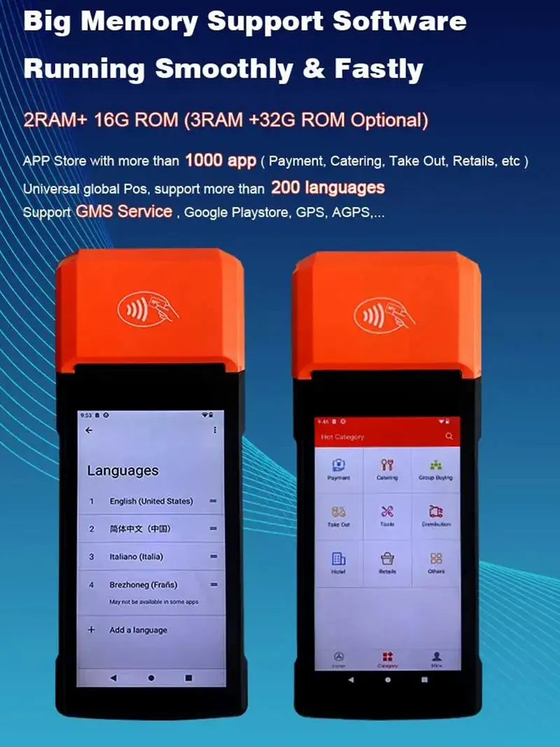 What about the supply capacity of handheld pos device in Senraise? 1