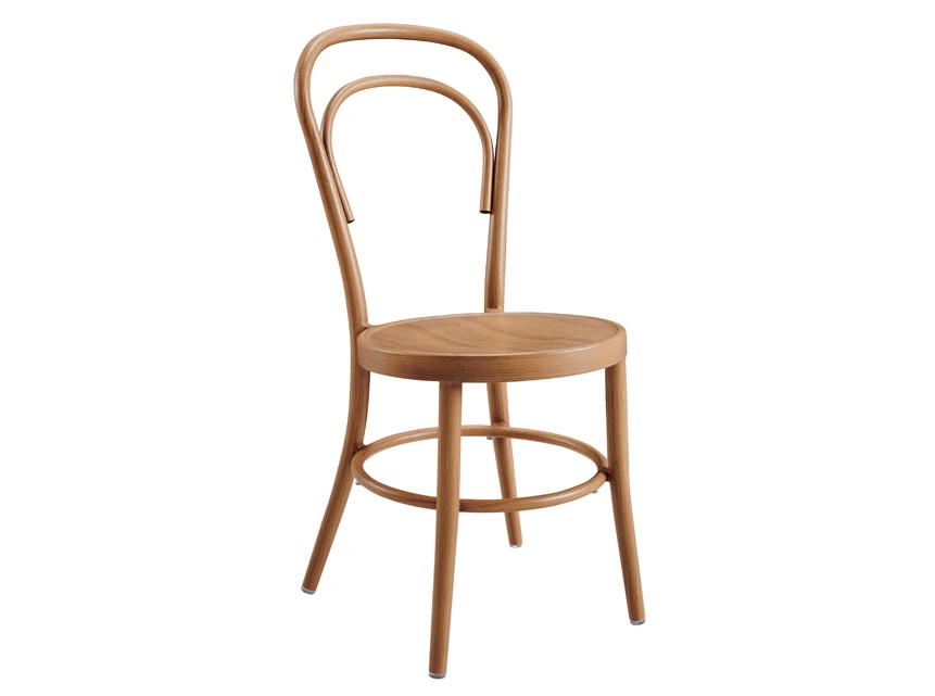 Neuartiger und leichter Outdoor-Esszimmerstuhl mit Holzmaserung YL1090 ​​Yumeya 1