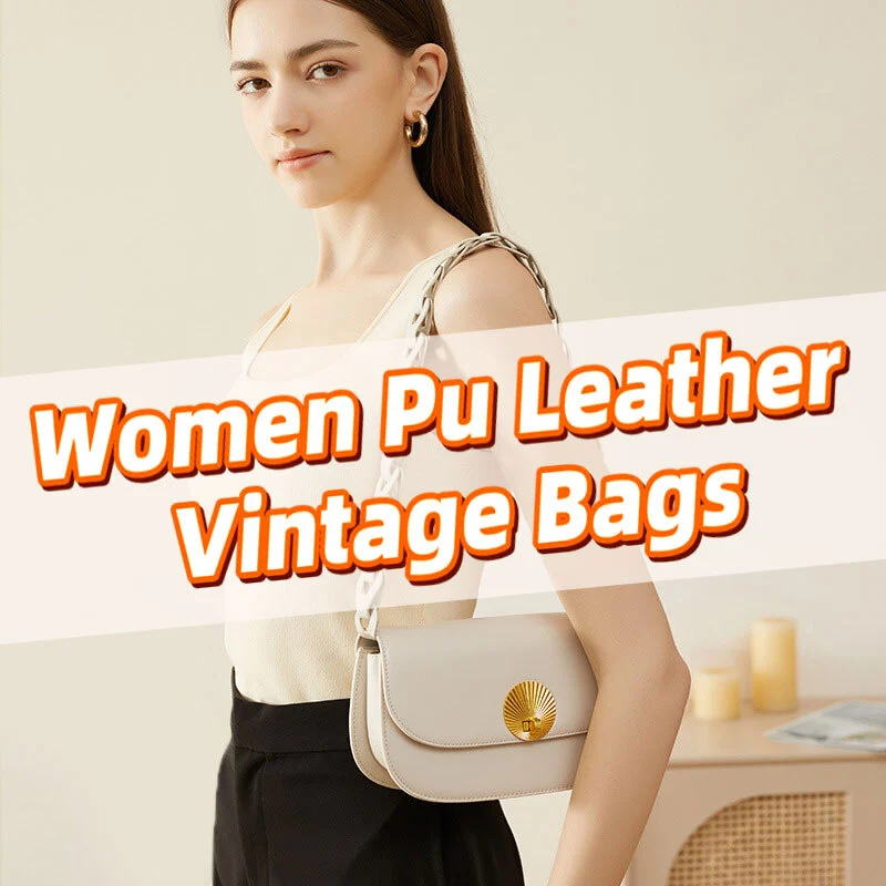 ITP-01192 Sacs vintage en cuir Pu pour femmes 1