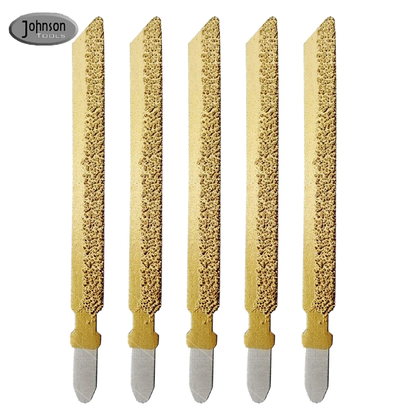 Johnson Tools 4 Polegada 100mm T Shank Diamond Jig Saw Blade para Corte Reto ou Curvo Granito Mármore Cerâmico Tijolo Plástico 1