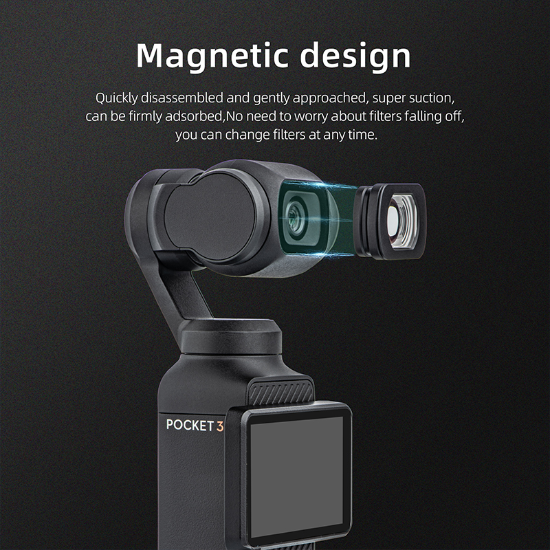 适用于 DJI Pocket 的 STARTRC 广角滤镜 3 3