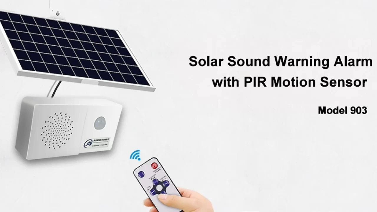 PIR Motion Sensing Audio Sound Warning Alarm 1