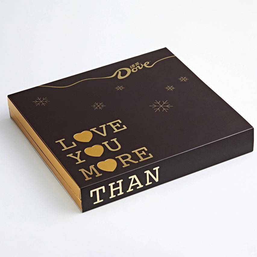 DOVE ダークゴールドチョコレートパッケージボックス 1