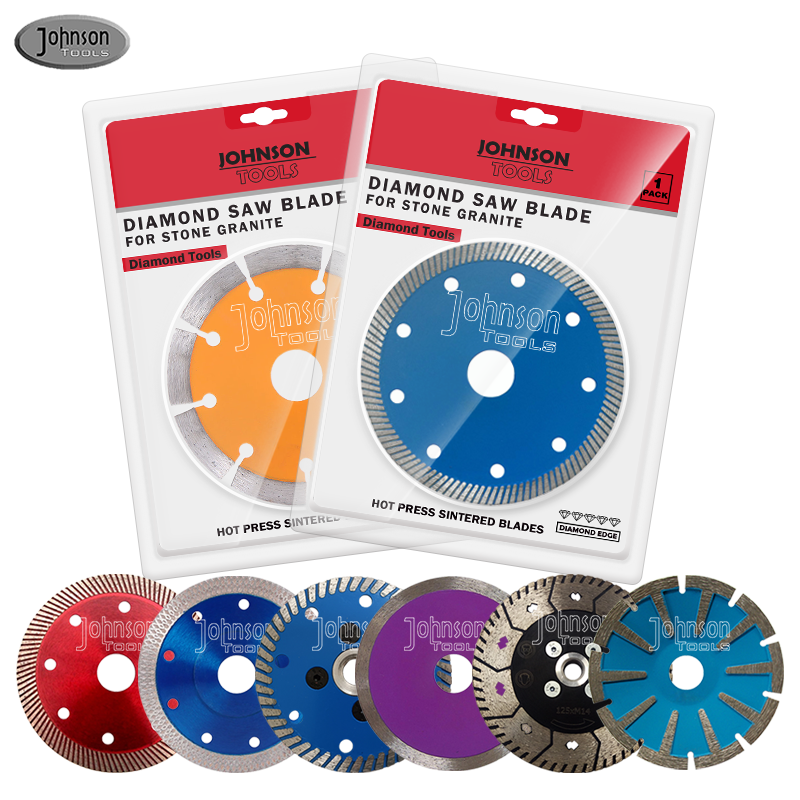 Disco de corte diamantado de 4,5 polegadas da Johnson Tools, ideal para mármore, granito e cerâmica, com venda direta da fábrica. 1