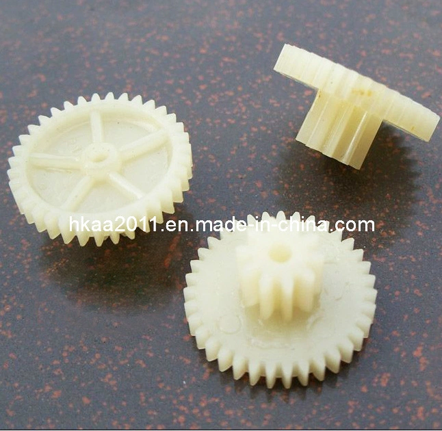 Nylon Plastic Double Spur Compound Gear, Nylon Spur Gears 1