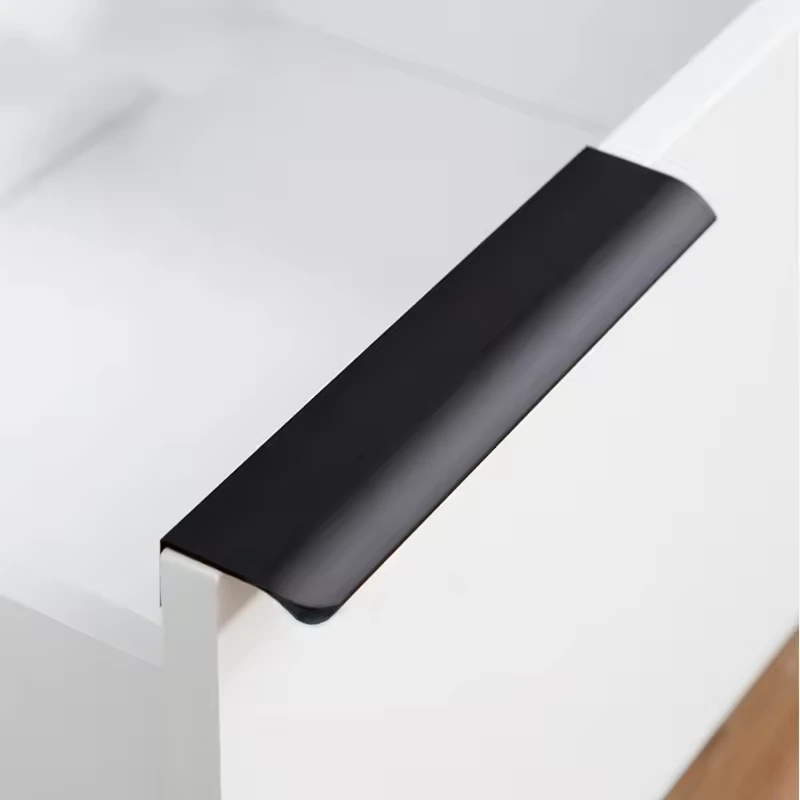 Invisible Aluminum Alloy Handle for Kitchen Cabinet Drawer Door Pull Handles 1