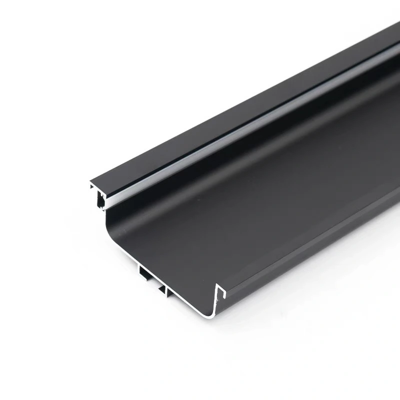 Perfil de manija de gabinete integrado con perfil de aluminio LED Perfil de manija C L 1