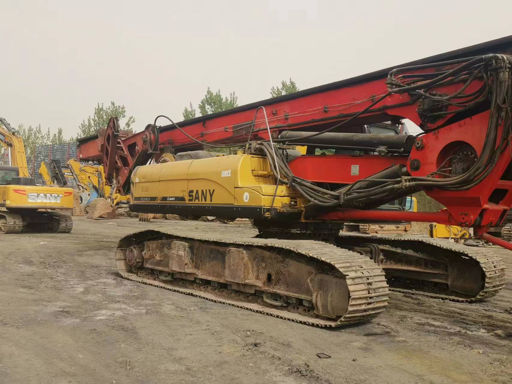 Used SANY SR280 China Pile Driver Price Mobile Portable Rotary Drilling Rig for various large-scale projects 8