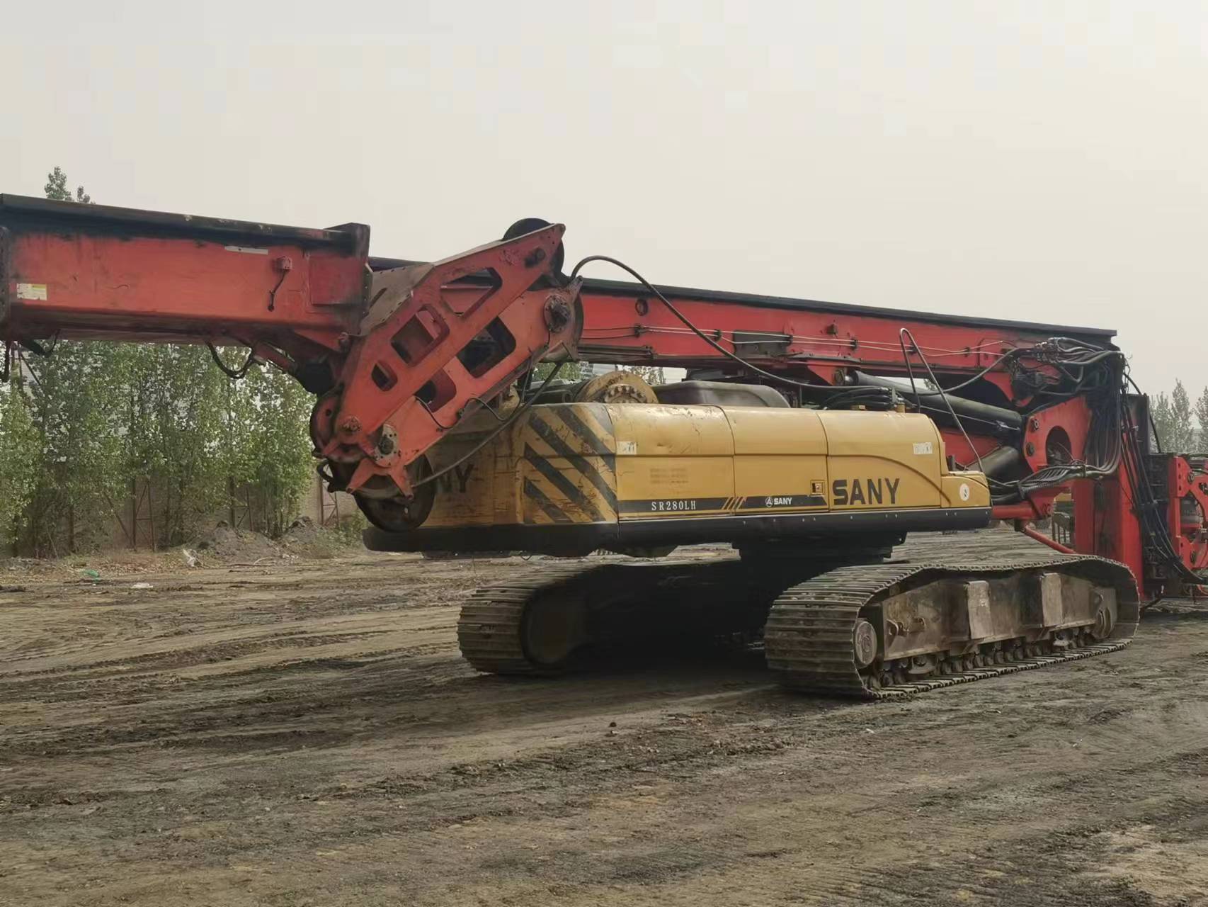 Used SANY SR280 China Pile Driver Price Mobile Portable Rotary Drilling Rig for various large-scale projects 9