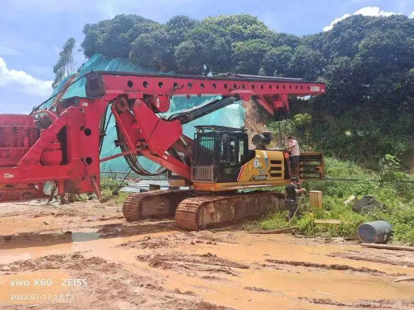 Machine d'empilage SANY SR280 d'occasion avec plate-forme de forage à noyau de diamant portable de 280 kn/m pour divers projets à grande échelle 1