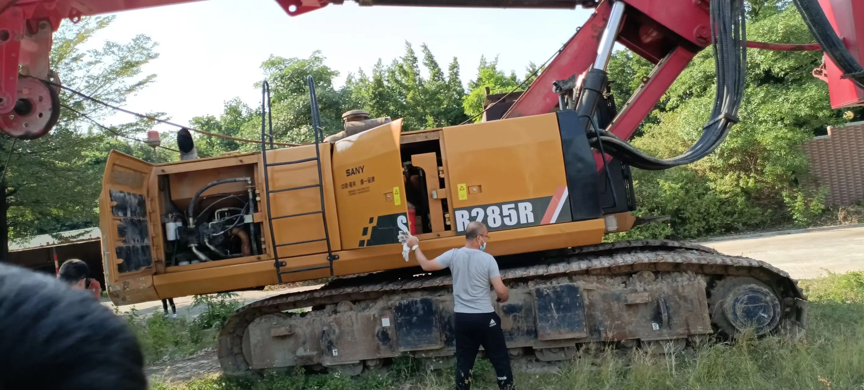used Good condition SANY sr280 Piling Machine for various large-scale projects 1