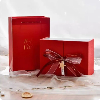 Coffrets cadeaux haut de gamme personnalisés à double porte, de qualité supérieure, dans une variété de couleurs au choix 1