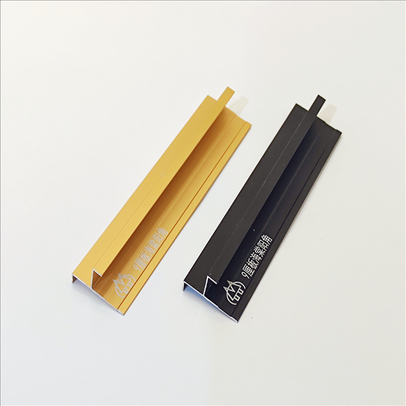 Aluminum Modern Style Metal Edge Gold Profiles Exterior Corner Trim For Wall 1