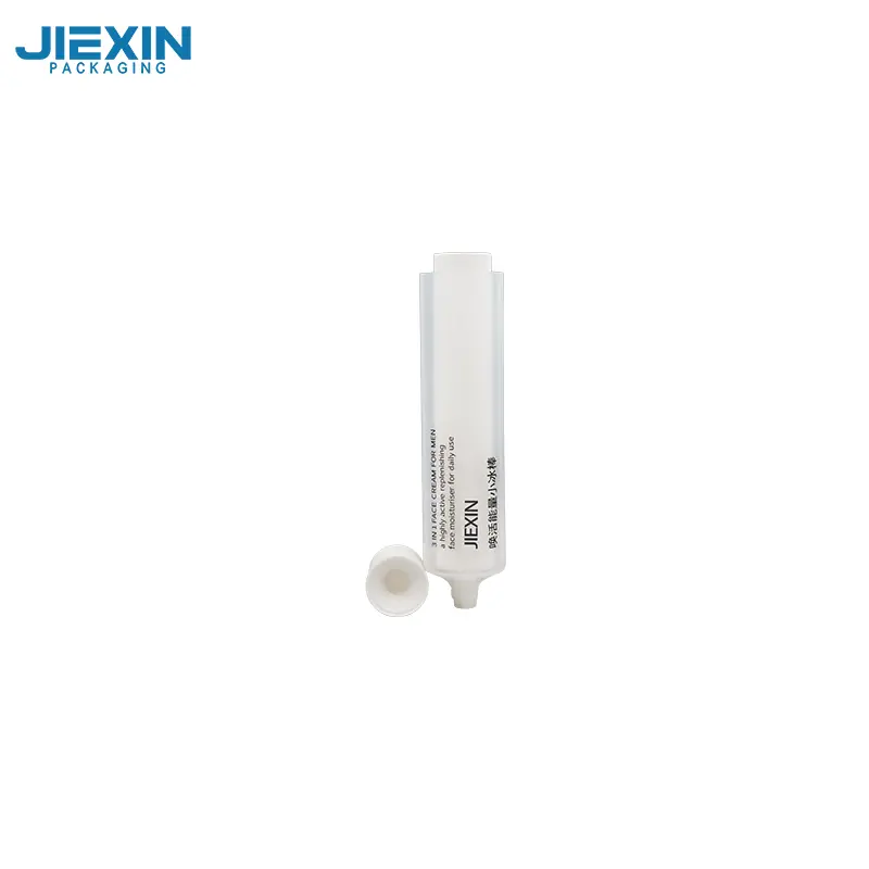 Lip Gloss Squeeze Tubes with Silver Top JIEXIN Company 3