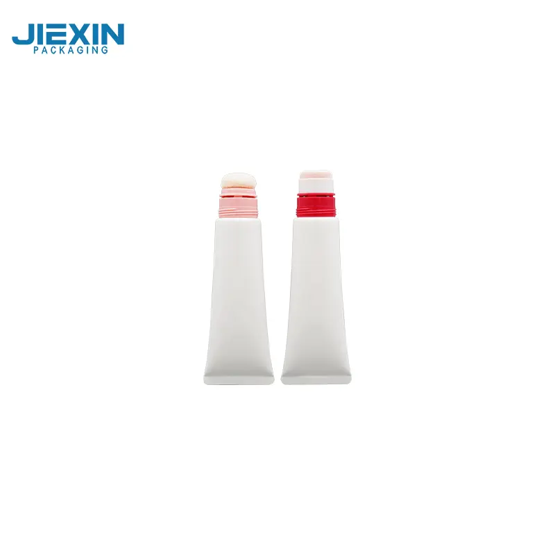 Lip Gloss Squeeze Tubes with Silver Top - - JIEXIN 2