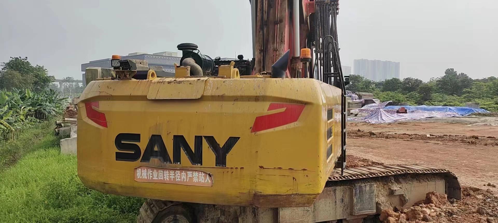 Máquinas de mineração pesada de marca chinesa de alto desempenho Sany SR360 usadas para perfuração rotativa de fundação profunda 6