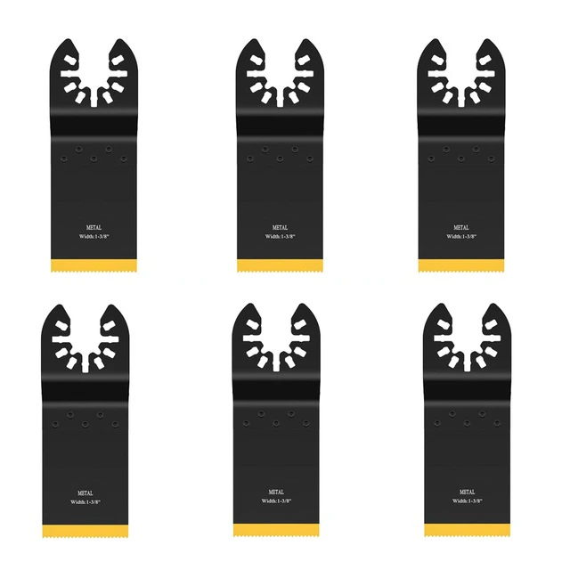 Johnson Tools 35x40mm Lâminas de serra multiferramentas oscilantes de titânio de liberação rápida para madeira, metal e material duro 1