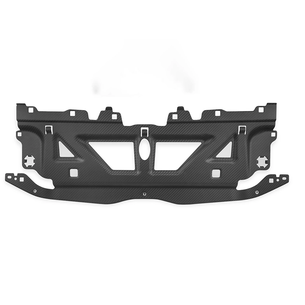 RD Design Water Tank Radiating Plate Cover Trim Dry Carbon Fiber OEM Style For BMW M2 G87 Coupe 1