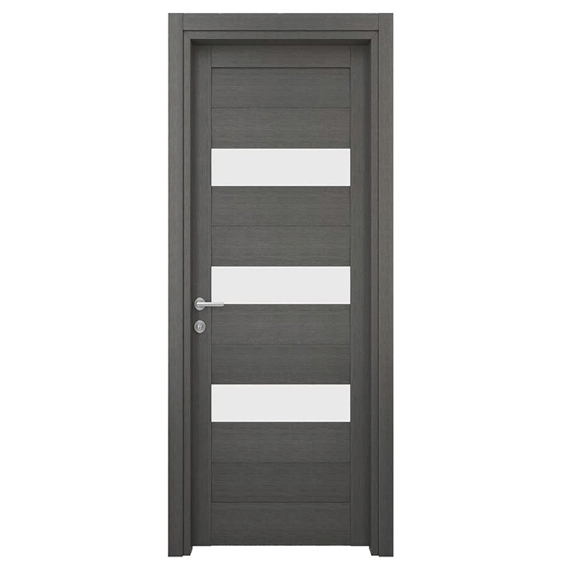 Interior Slab Sound Proof Flush Solid Core Wooden Doors With 3 Clear