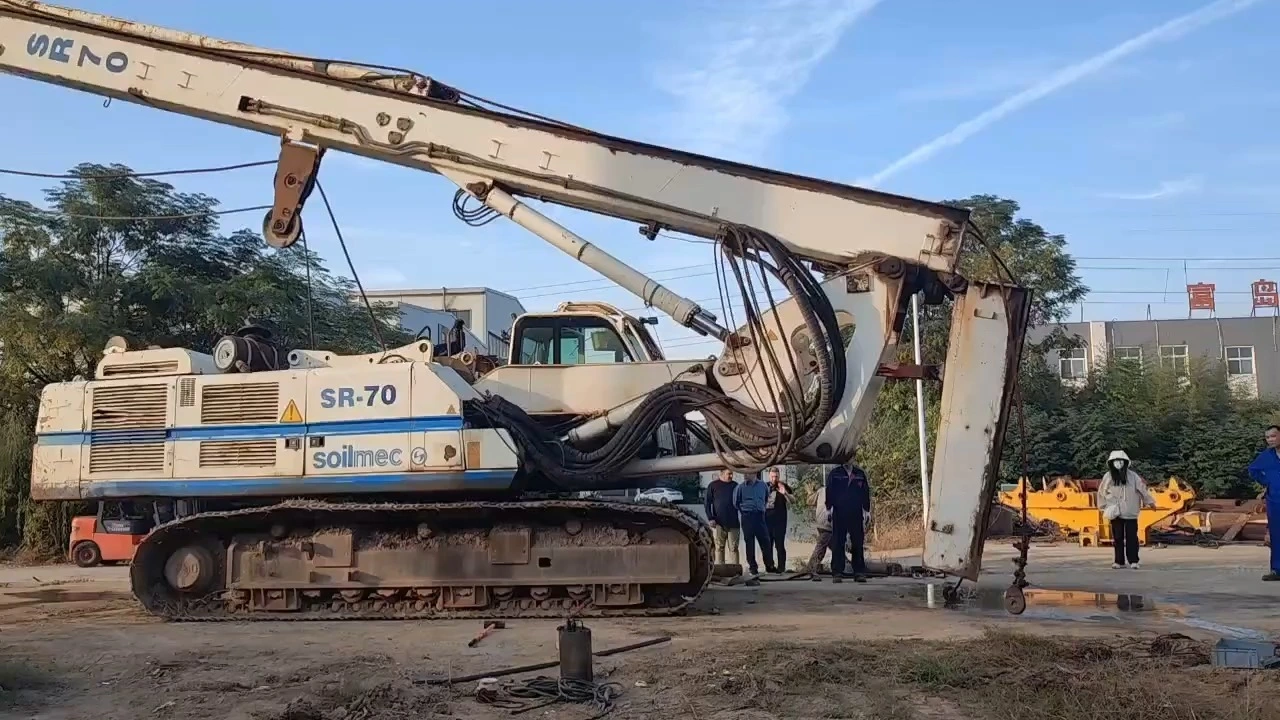 دستگاه حفاری دوار SOILMEC SR70، SR80 شمع زنی دستگاه برای کارهای ساختمانی 1