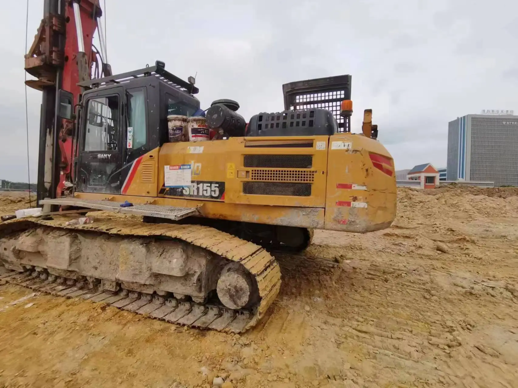 Sany sr155 bekas penjualan panas Mesin Merek Terkenal China Pengeboran Putar dengan Kedalaman Pengeboran 56M untuk berbagai proyek skala besar 1