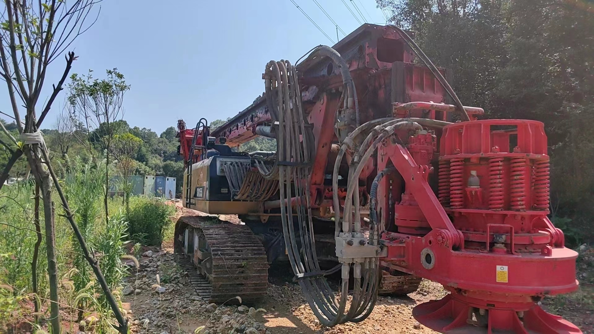 Máquina de perfuração rotativa sany sr155 usada para vários projetos de grande escala 1