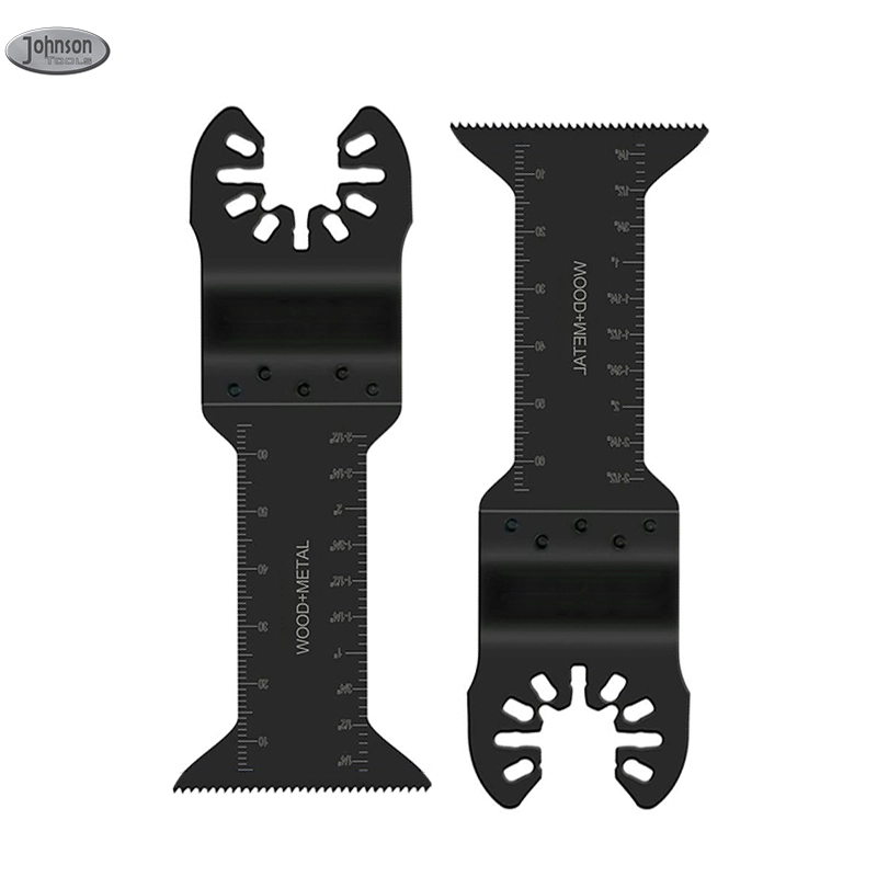 Johnson Tools 45x70mm Oscillating Multitool Blades Extra-Long Power Cut Saw Blades Fast Cutting for Wood, Metal, and Hard Material 1