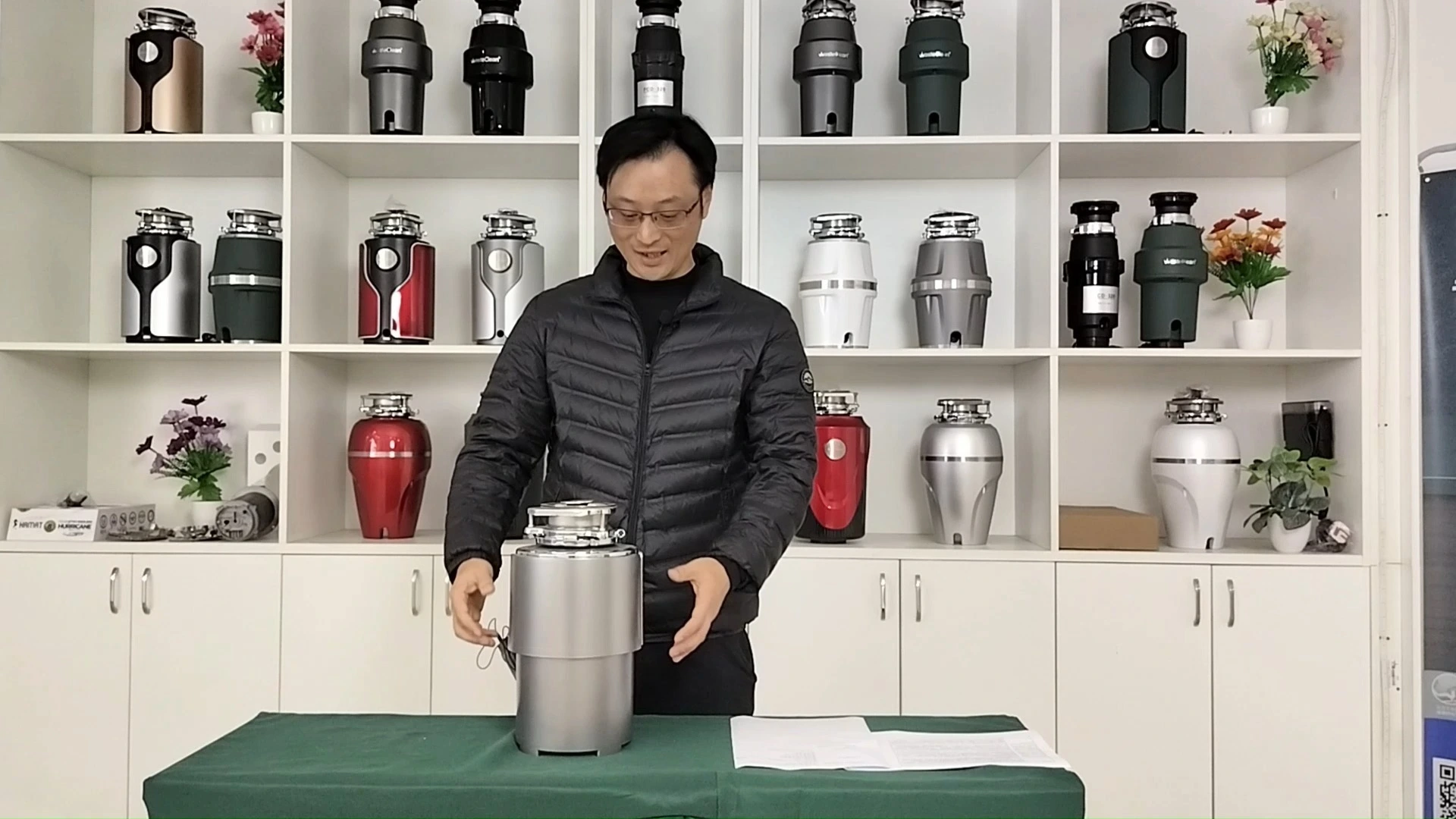 Eliminación de basura de molienda de dos etapas FCA-725C/Y del triturador de residuos de alimentos de CA 3/4 Hp 1