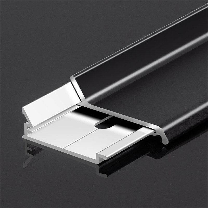 26 mm 36mm56mm Aluminum Alloy Thickened Skirting Board Clip On Skirting Profile 1