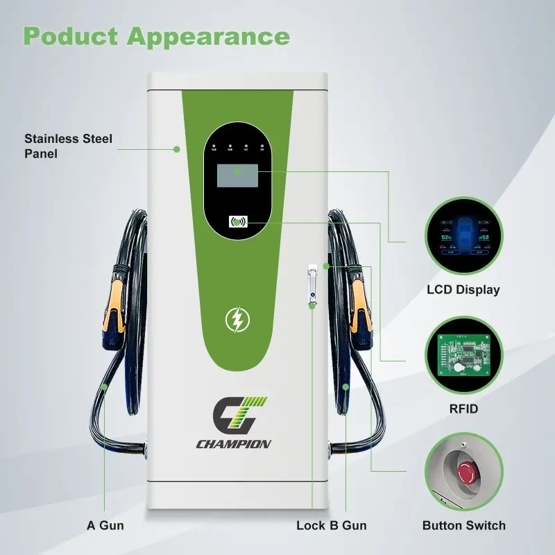Empresas de estações de carregamento de veículos elétricos - - Champion 4