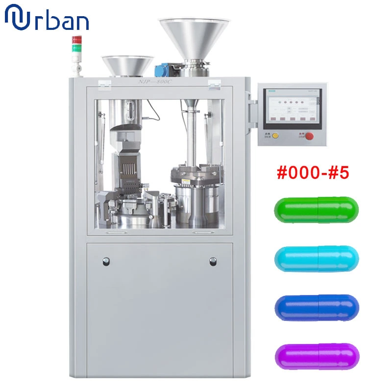 Machine de remplissage pharmaceutique dure HPMC/gélatine/capsules NJP400C 1