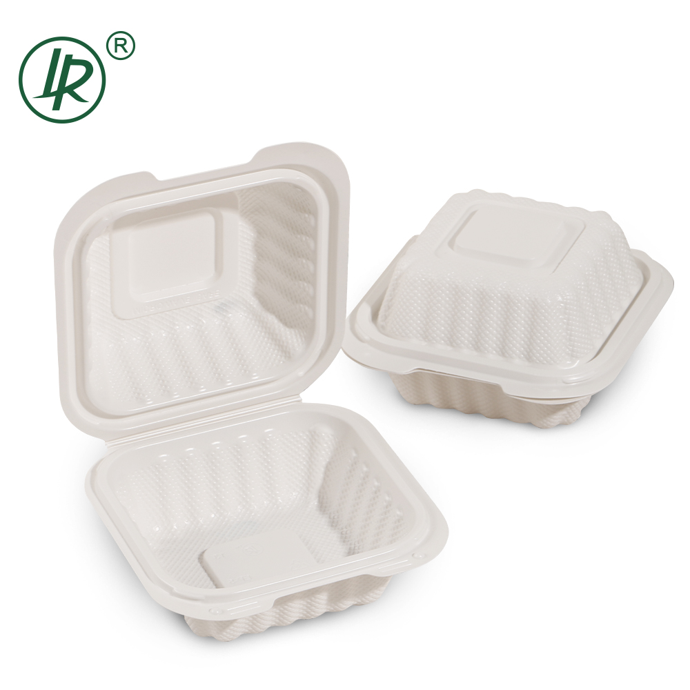 Boîte à charnière en plastique Togo pour hamburger