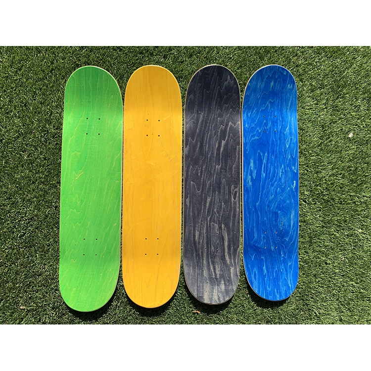 米国倉庫在庫 2 層ステイン スケートボード デッキ - Woodsen