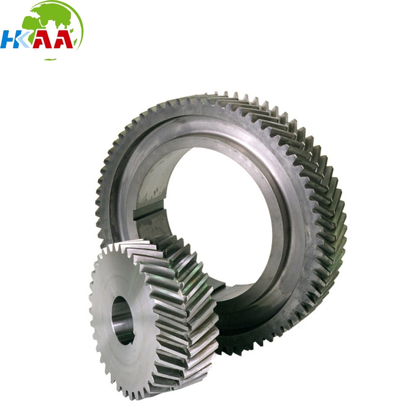 Custom Machining Carbon Steel Double Helical Gear 1