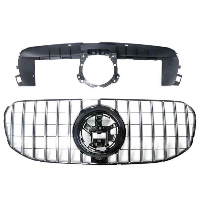 RD Design Front Bumper Grille Grill Radiator Mesh ABS Material AMG GT Style For Mercedes Benz GLS Class X167 1