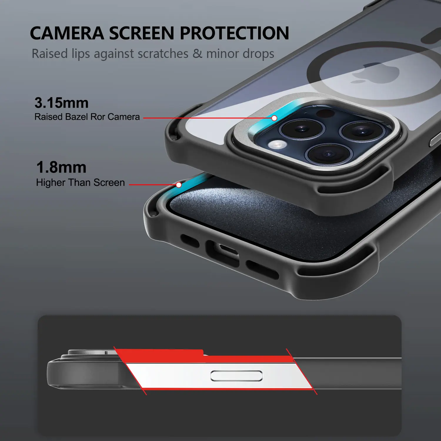 إكسسوارات Apple بالجملة من مادة TPU+PC 9