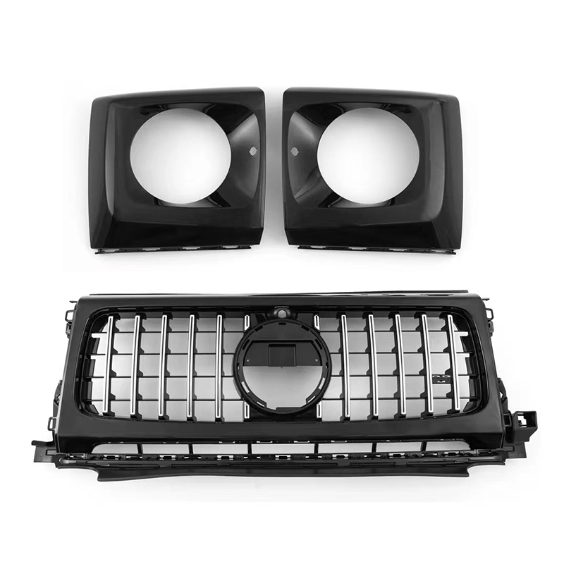 RD Design Front Bumper Grille Grill Radiator Mesh ABS Material AMG GT Style For Mercedes Benz G Class W463A W464 1