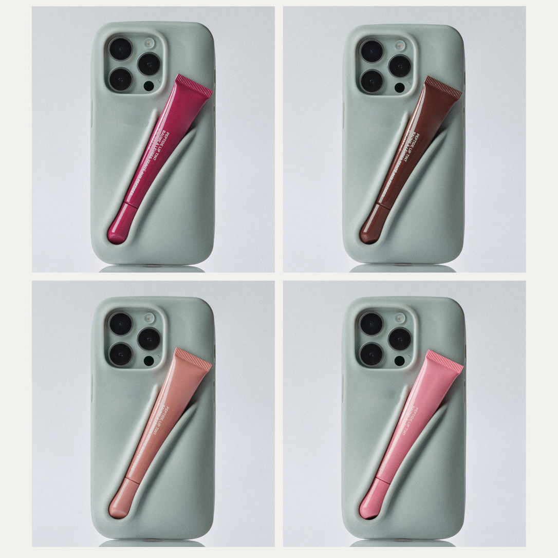 2024 neue Handyhülle Herstellung Silikonhülle Lipgloss Hülle Lippenstift Make-up Halter für iPhone 15 Pro für iPhone 15 Pro Max Lippenaufkleber Handyhülle 4