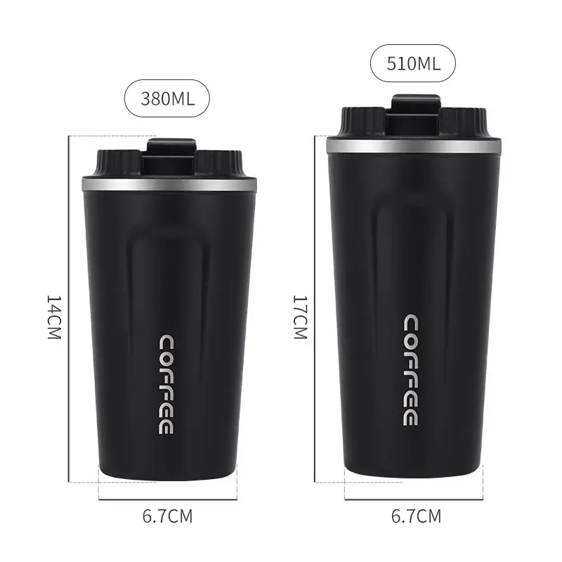 Caneca de café de aço inoxidável KONVINI de alta segurança 4