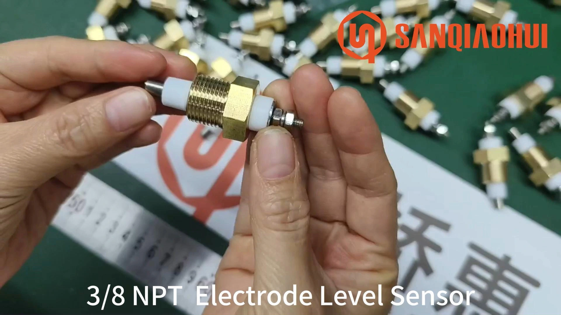 Sanqiaohui  1/4NPT Brass thread water level electrode probe sensor for liquid level sensor 1