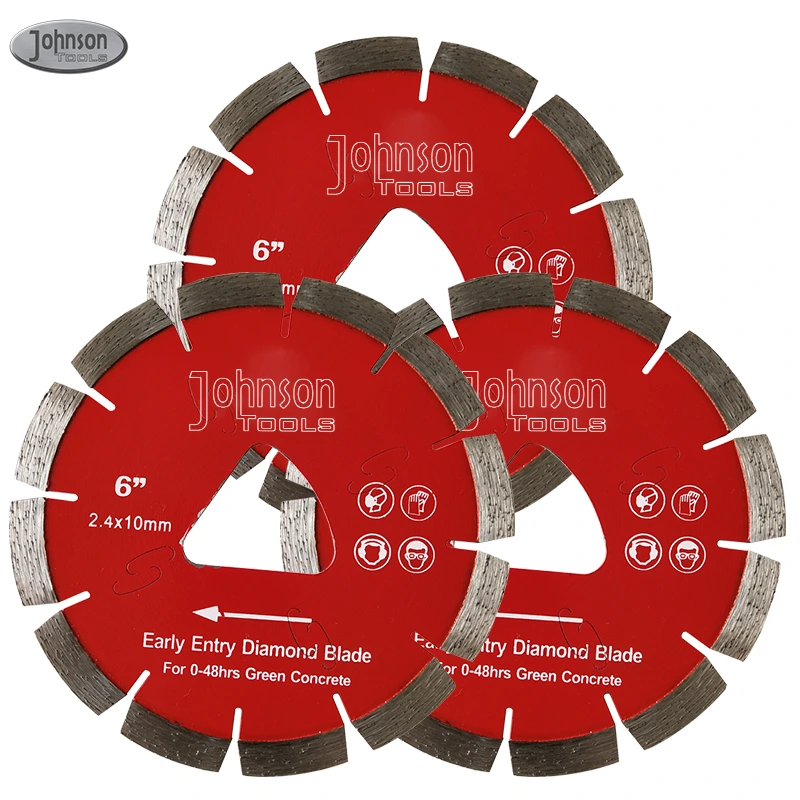 Johnson Tools6/150mm Early Entry Diamond Green Concrete Saw Blades For Cutting Green Concrete 1