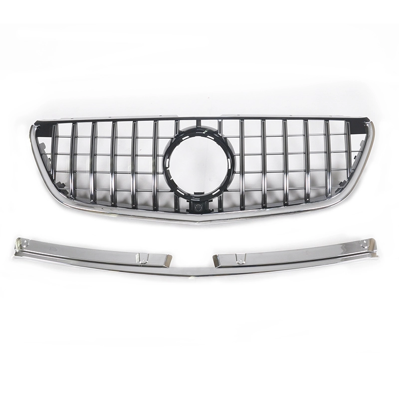 RD Design Front Bumper Grille Grill Radiator Mesh ABS Material AMG GT Style For Mercedes Benz Vito Class W447 1