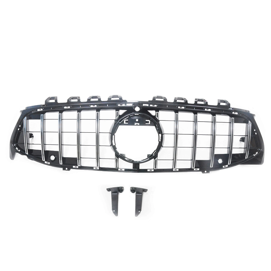 RD Design Front Bumper Grille Grill Radiator Mesh ABS Material AMG GT Style For Mercedes Benz CLA Class W118 C118 1
