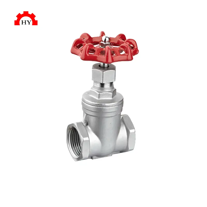 Vanne à vanne filetée femelle CF8/CF8M, acier inoxydable de haute qualité 304 316 Standard, contrôle du débit d'eau, de pétrole et de gaz, vanne à 2 voies 1