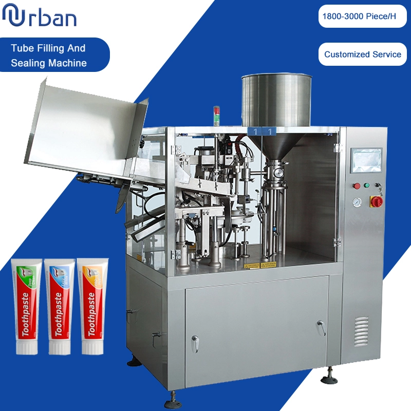 Macchina automatica per il riempimento e la sigillatura di tubi di plastica NF-60 1