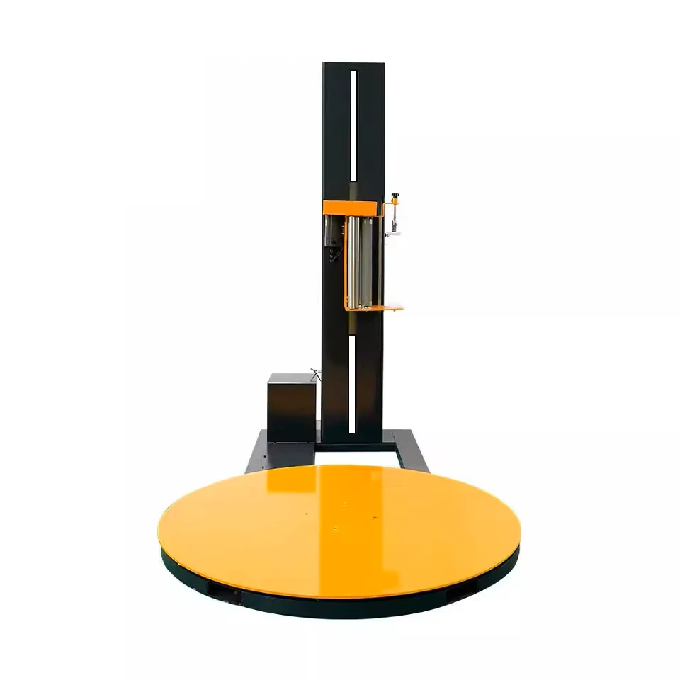 Automatic stretch film pallet wrapping machine 1